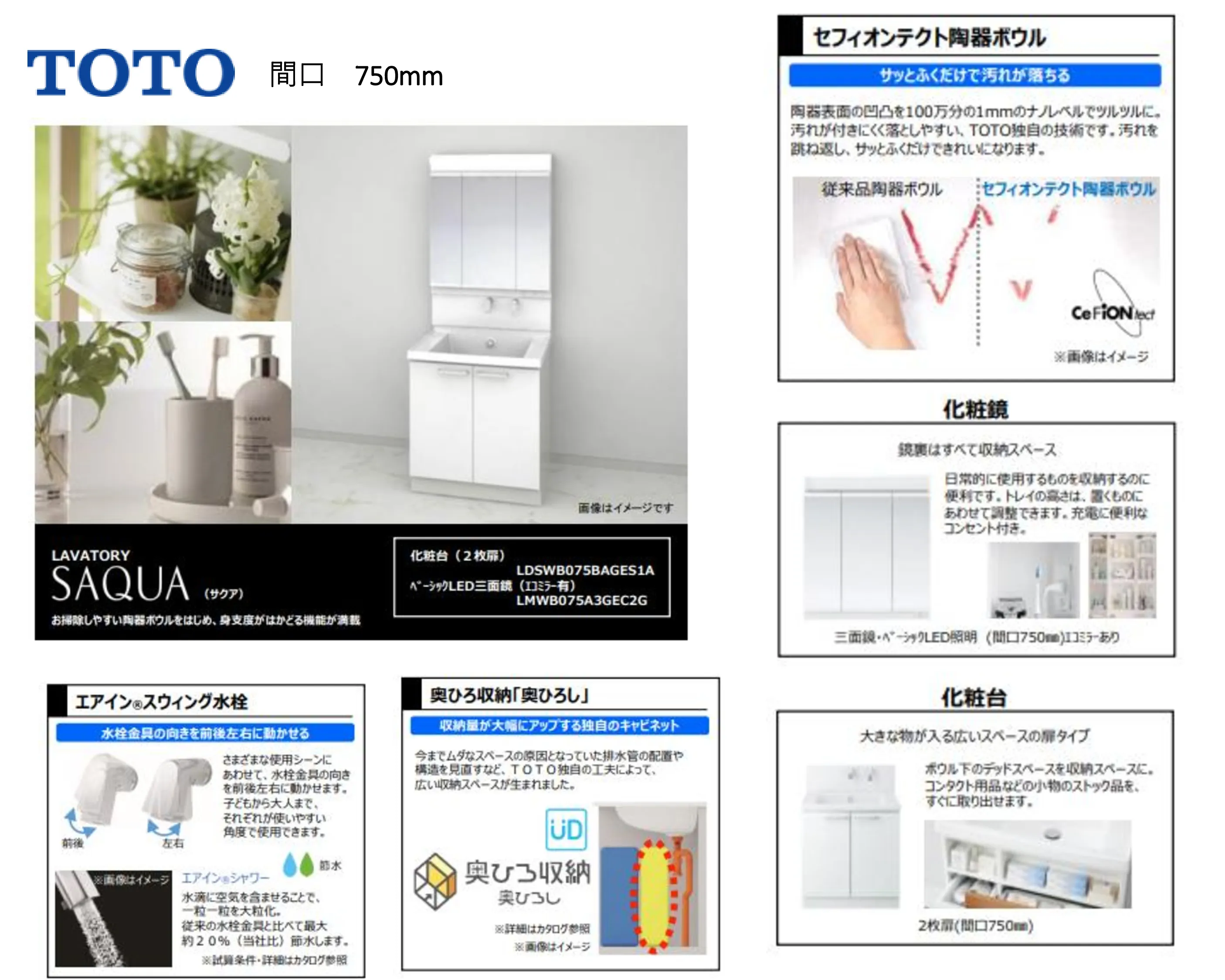 TOTO 洗面化粧台